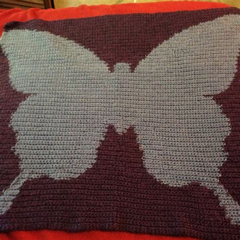 Butterfly Baby Blanket Crochet Pattern Etsy