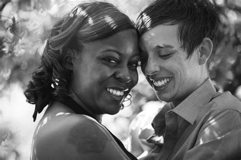 Jandc And Amazing Cute Lesbian Couple During Their Engagement Session In Baltimore Before Their
