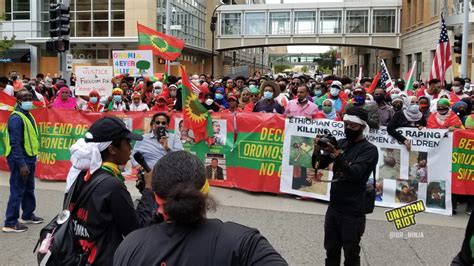 Grand Rally Oromo Protest Demands Us Stop Funding Ethiopia Unicorn Riot