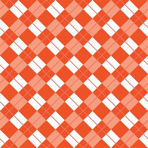 Seamless Background Orange Plaid Png File 25273781 Png