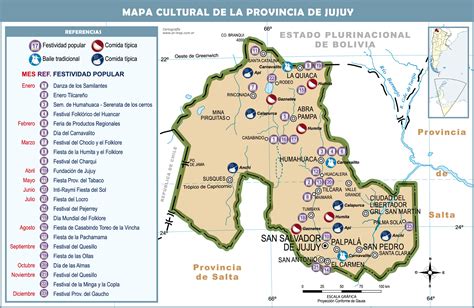 Cultural Map Of The Province Of Jujuy Ex