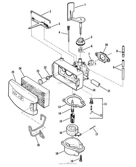 Lawn Boy R7271 Lawnmower 1984 Sn C00000001 C99999999 Parts Diagram