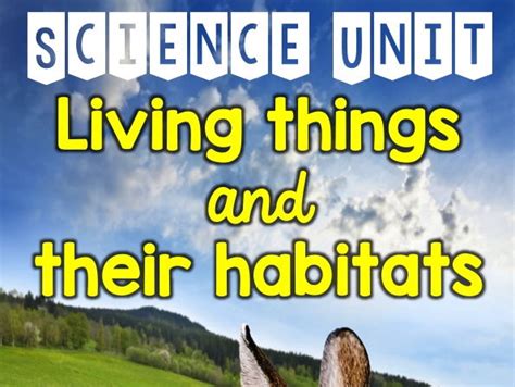 Living Things And Their Habitats Teaching Resources