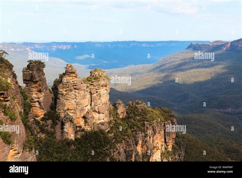 View Of The Three Sisters In Katoomba With A Valley Of The Blue