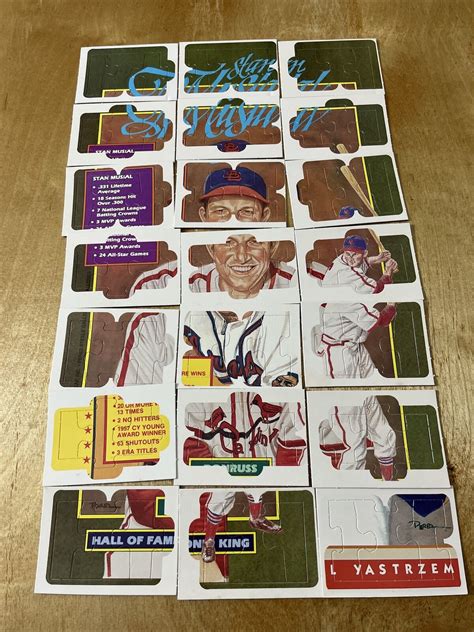 Leaf Inc Diamond King Puzzle Pieces Baseball Card Stan Musial Donruss