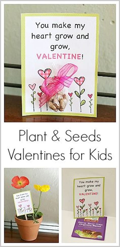 Short valentine's day card messages. Plant & Seed Valentines For Kids Pictures, Photos, and ...