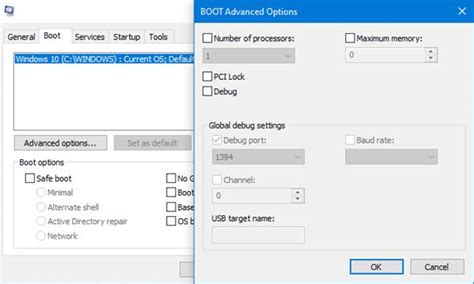 What Are Boot Advanced Options In Msconfig In Windows 10 2023