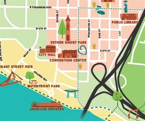 Vancouver Downtown Map Printable