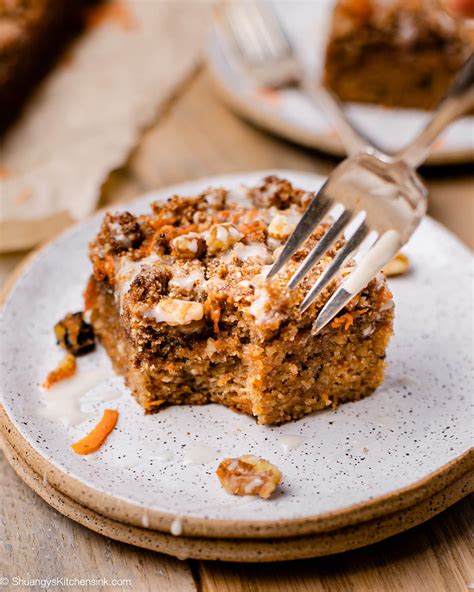 Carrot Coffee Cake With Almond Flour Shuangys Kitchensink