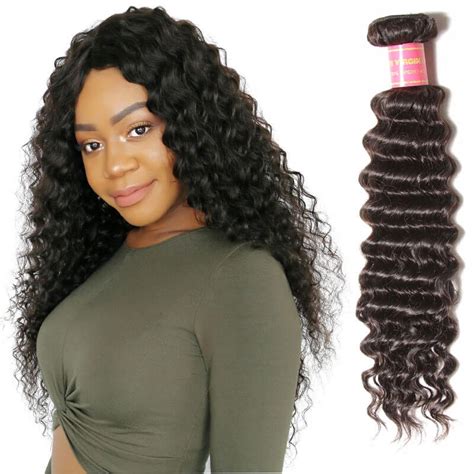 Idolra Quality Brazilian Deep Wave Hair Bundle Deals Unprocessed Virgin Human Hair Weave