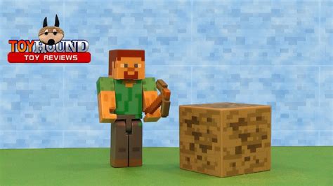 Minecraft Series 1 Overworld Steve Action Figuretoy Review Youtube