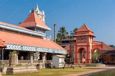 Indian Temple In Ponda GOA India The Shri Mahalsa Temple Is One Of The Most Famous Temples In