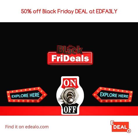 You can hunt for discount codes on many events such as flash sale, occasion like halloween, back to school, christmas, back friday, cyber. Find this Black Friday DEAL & many others on edealo.com # ...