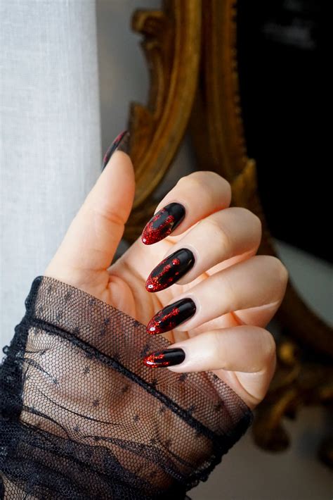Manicure Of The Month Halloween Blood Drip Nails Living After Midnite
