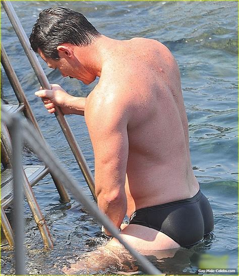 Luke Evans Caught By Paparazzi Shirtless In Tight Speedo Gay Male Celebs Com