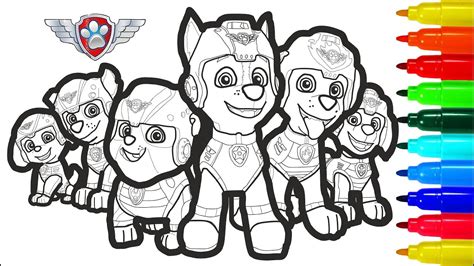 Paw Patrol Dino Rescue Coloring Pages