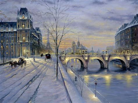 Rfinale Paris Winterlandschaft Paris Winter Winterkunst