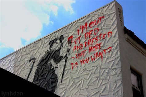 Banksy On Melrose Taken In Hollywood Ca Melrose Ave Lynhdan Flickr