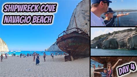 Shipwreck Smuggler S Cove Navagio Beach Zakynthos Zante Day