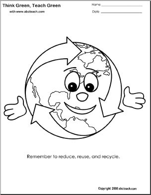 This colouring page features a quote from the lorax which makes us think about our responsibility to keep the planet going and the impact each of us has on the environment. Cute Earth coloring pages to use with Earth Day and ...