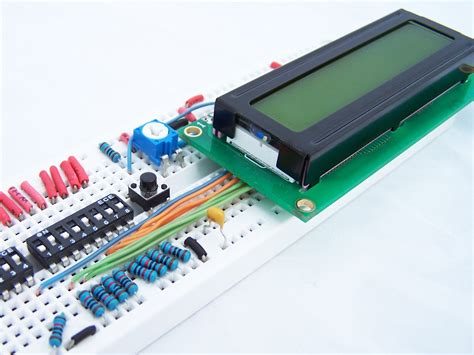 How To Drive A Character Lcd Displays Using Dip Switches 8 Steps