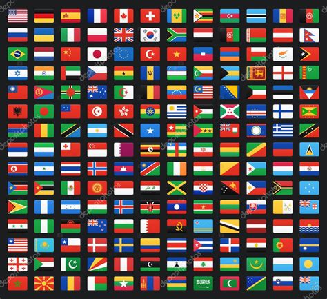 Flag Of World Vector Icons Stock Vector By ©jizo 111543358