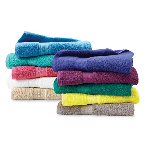 Certified organic cotton is grown and harvested to leave the smallest possible carbon footprint. Essential Home Sutton Cotton Bath Towels Hand Towels or ...