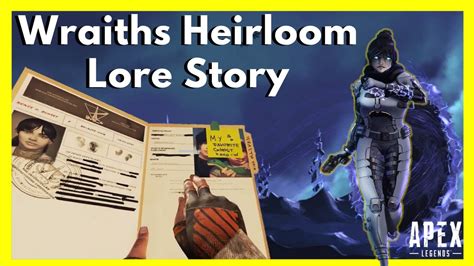 The Story Behind Wraiths New Heirloom Animations In Apex Legends Lore YouTube