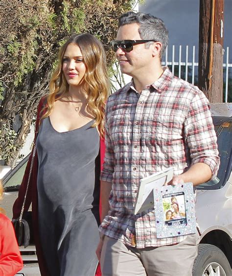 Pregnant Jessica Alba Arrives At Lyft Community Holiday Fiesta In Los