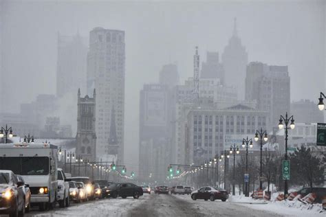 Michigan Exposures Dashing Through The Snow In Detroit