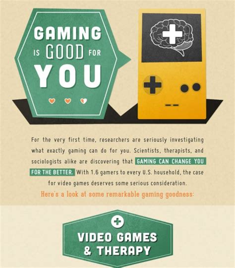 Gaming Is Good For You Infographic
