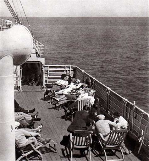 Check spelling or type a new query. Third Class Passengers relaxing on the deck of a steamship ...