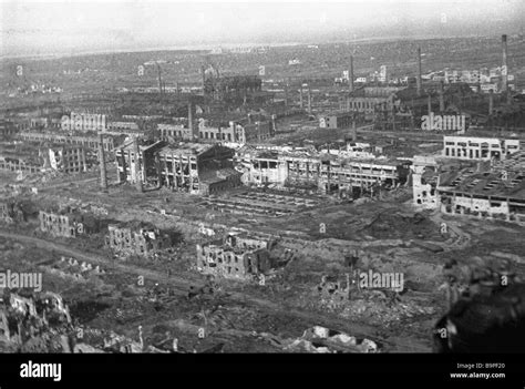 Aerial View Of Stalingrad Ruins Stock Photo Alamy