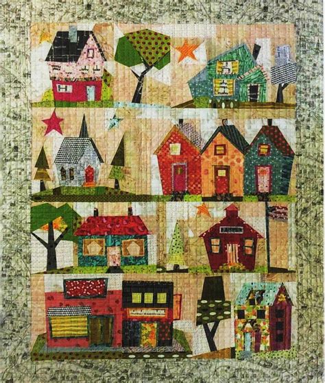 My Kinda Town Paper Piecing Pattern Designed By Peggy Larsen 42 X 54