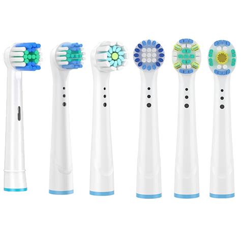 หัวแปรงไฟฟ้า 4pcs Replacement Brush Head For Oral B Heads Toothbrush Heads Fit Advance Powerpro