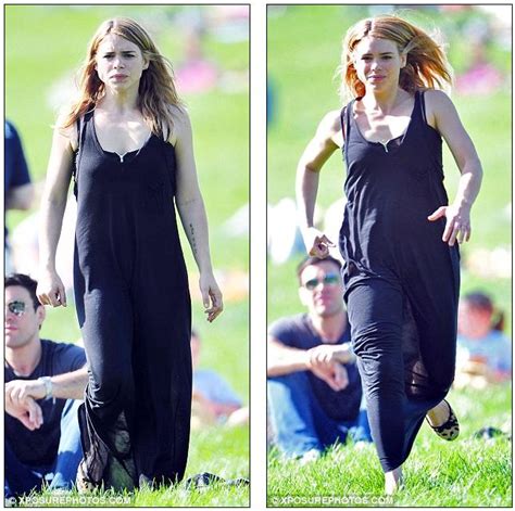 Mum On The Run Billie Piper Brings Two Year Old Son Winston To Pick Daisies In The Park ~ Tvseries