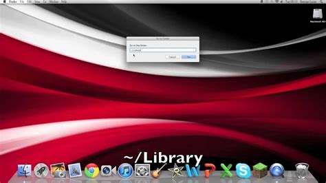 How To Access Your Library Folder On Mac Os X Lion Youtube