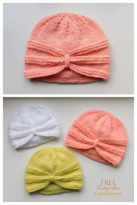 Turban Hat Free Knitting Pattern Knitting Pattern