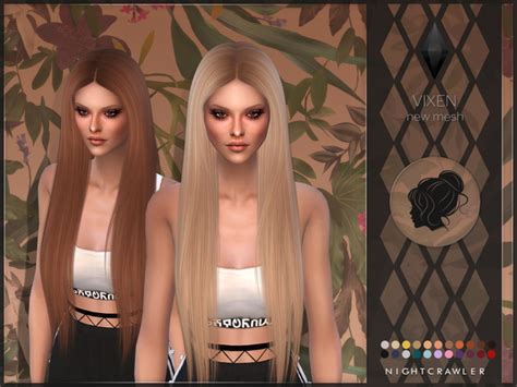 Vixen Hair By Nightcrawler At Tsr Sims 4 Updates