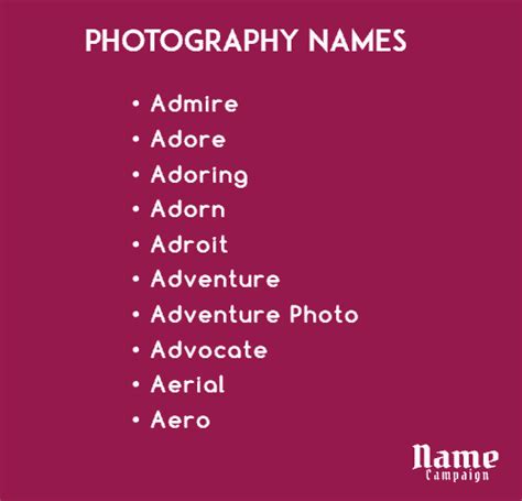 900 Best Photography Business Names Ideas To Choose From