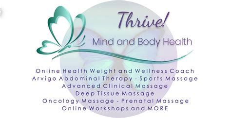 Thrive Massage Therapy In Shoreham By Sea And Brighton West Sussex