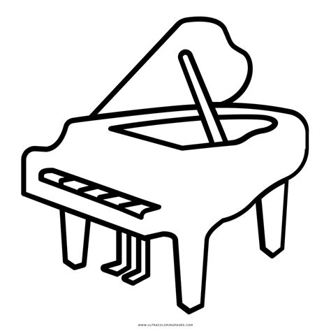 •before you begin, stretch out your arms. Piano Coloring Page - Ultra Coloring Pages