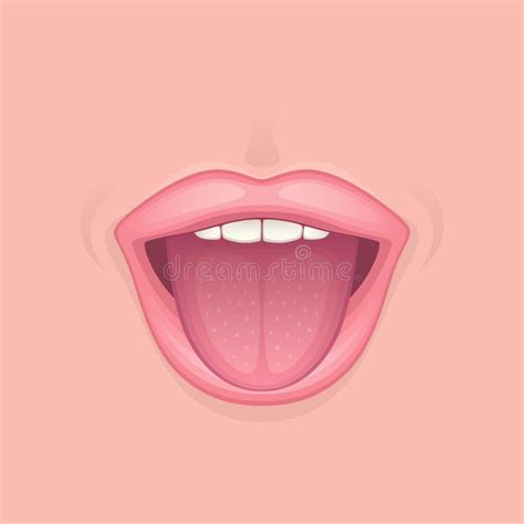 Open Mouth Stock Vector Illustration Of Flirt Dental 50301001