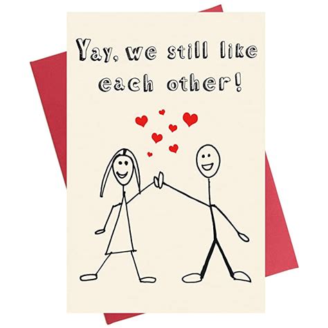 Buy Funny Anniversary Card For Her Him Husband Wife Birthday Card For