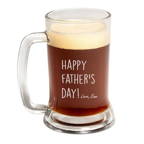 Father S Day Unique Ts Personalized Fathers Day Beer Mug