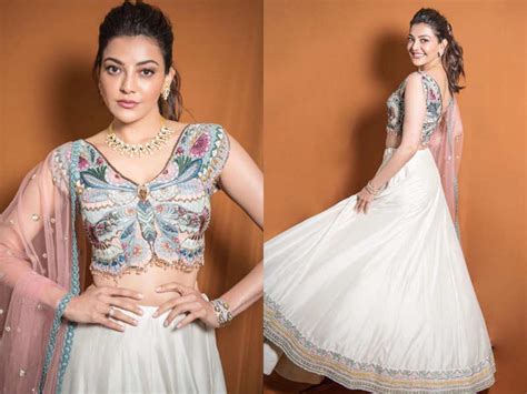 Kajal Aggarwals Butterfly Inspired Lehenga Could Be Every Brides