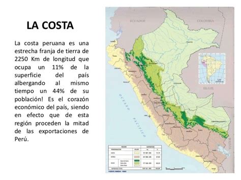 Mapa Conceptual De Las Regiones Naturales Del Peru Para Niños
