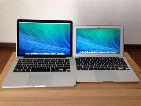 Ноутбук apple macbook air 13 early 2016. MacBook Pro Retina 13インチ(Late 2013)とMacBook Air 11インチ(Mid ...