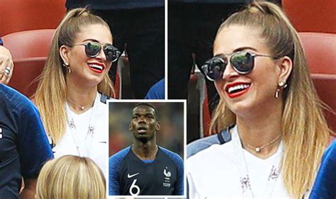 Paul Pogba Girlfriend Maria Salaues Puts On Glamorous Display At France Vs Croatia Final