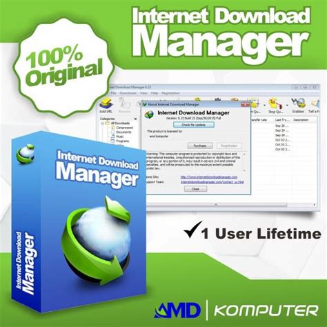The software allows you to download and save videos to your computer system and watch them later. Jual IDM Original License 1user lifetime . Internet ...